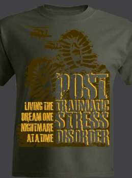 Post Traumatic Stress Disorder GREEN SHIRT