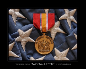 National Defense Medal - LenzPrint - Fine Art Giclee Print