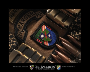 75th Ranger Regiment - 3rd Ranger BN - Afganistan Fine Art Giclee Print