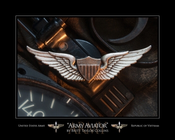 ARMY AVIATOR WINGS-Vietnam Print