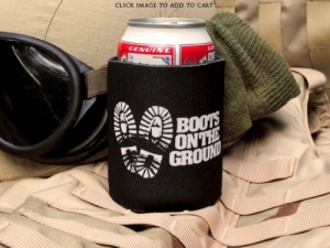 Boots on the Ground Koozie
