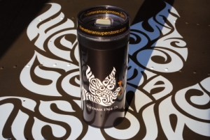 We Gotta Get Out of This Place Dove Insulated Travel Mug