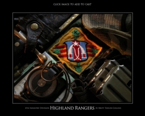 4th Infantry Division - "HIGHLAND RANGERS" "K" COMPANY