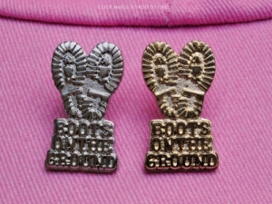 Boots on the Ground Tie Tac-Vest Pin