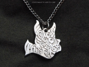 We Gotta Get Out of This Place Silver Tone Necklace