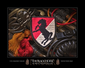 11th Armored Cavalry- Blackhorse- Formal- Giclee Print