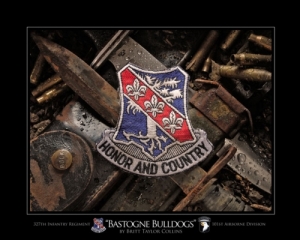 327th Inf. Rgmt- "BASTONGE BULLDOGS"-Airborne