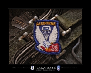 503rd Inf. Rgmt.-"THE ROCK"