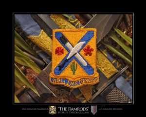 2nd Infantry Regiment-"THE RAMRODS"-1st Inf. Div.-ORIGINAL VERSION
