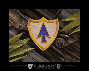 26th Infantry Regiment- "THE BLUE SPADERS"-1st Infantry