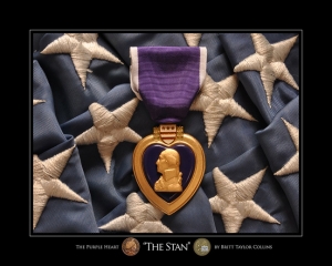 The Purple Heart - The Stan - Afganistan Fine Art Giclee Print