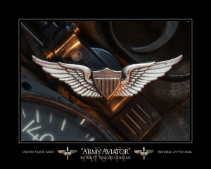 ARMY AVIATOR WINGS-Vietnam Print
