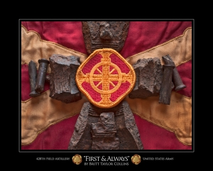 "First & Always"-428th Field Artillery-Artillery Print