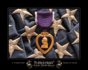 Purple Heart-USMC-Vietnam Print