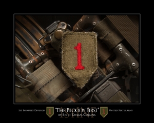 1st Infantry Division - "The Bloody First"-Vietnam Print